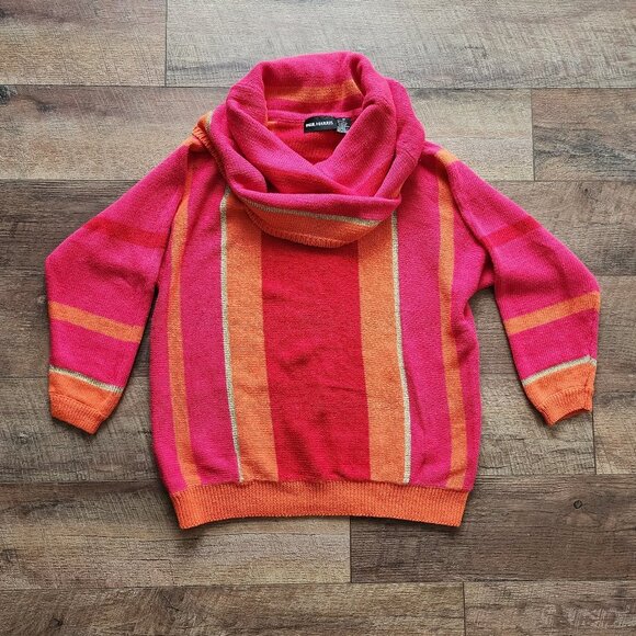Paul Harris Sweaters - Vintage Paul Harris Cowl Neck Knit Oversized Sweater Size Small